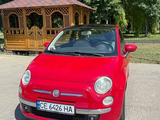 Красный Фиат 500, объемом двигателя 1.2 л и пробегом 191 тыс. км за 5000 $, фото 1 на Automoto.ua