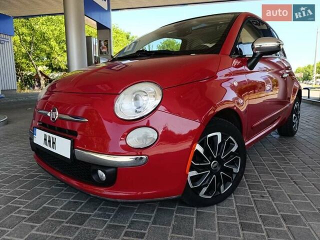 Красный Фиат 500, объемом двигателя 1.37 л и пробегом 132 тыс. км за 7700 $, фото 1 на Automoto.ua