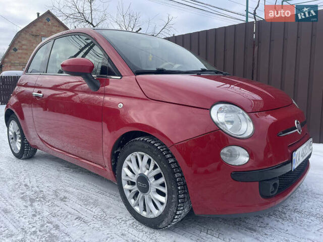 Красный Фиат 500, объемом двигателя 1.24 л и пробегом 166 тыс. км за 7100 $, фото 1 на Automoto.ua