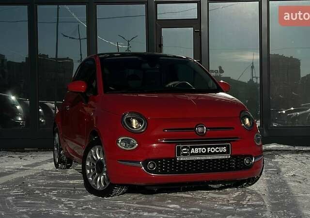 Червоний Фіат 500, об'ємом двигуна 1.24 л та пробігом 123 тис. км за 10990 $, фото 1 на Automoto.ua