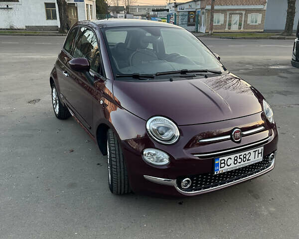 Красный Фиат 500, объемом двигателя 1.24 л и пробегом 75 тыс. км за 9200 $, фото 1 на Automoto.ua