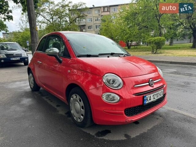 Красный Фиат 500, объемом двигателя 1.24 л и пробегом 122 тыс. км за 7500 $, фото 1 на Automoto.ua