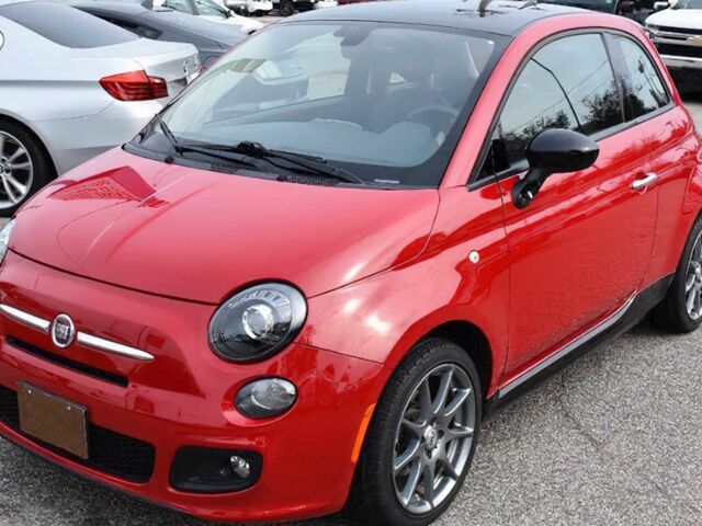 Красный Фиат 500, объемом двигателя 1.4 л и пробегом 65 тыс. км за 2700 $, фото 1 на Automoto.ua