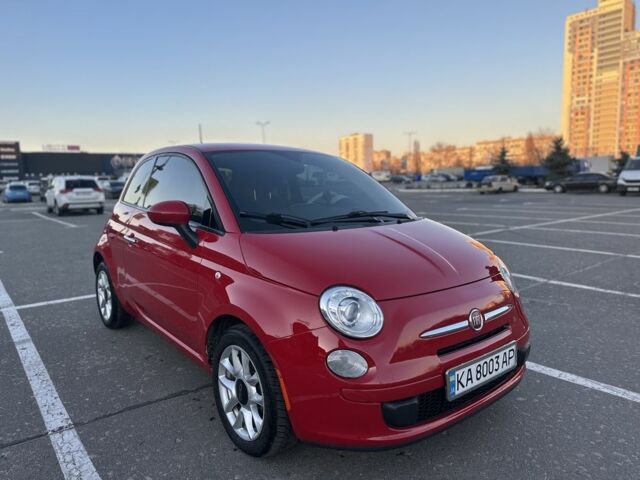 Красный Фиат 500, объемом двигателя 1.4 л и пробегом 108 тыс. км за 9700 $, фото 1 на Automoto.ua