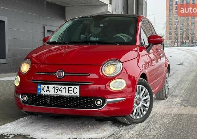 Червоний Фіат 500, об'ємом двигуна 1.24 л та пробігом 36 тис. км за 10200 $, фото 1 на Automoto.ua