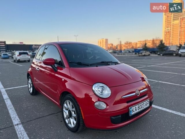 Красный Фиат 500, объемом двигателя 1.4 л и пробегом 108 тыс. км за 9500 $, фото 1 на Automoto.ua