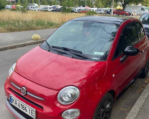 Красный Фиат 500, объемом двигателя 1.37 л и пробегом 112 тыс. км за 10500 $, фото 1 на Automoto.ua