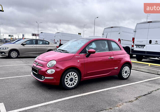 Красный Фиат 500, объемом двигателя 1.24 л и пробегом 20 тыс. км за 13999 $, фото 1 на Automoto.ua