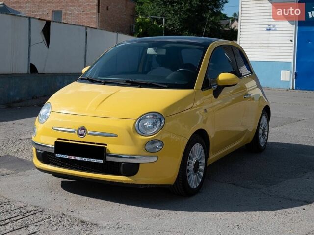 Жовтий Фіат 500, об'ємом двигуна 1.2 л та пробігом 134 тис. км за 5100 $, фото 1 на Automoto.ua