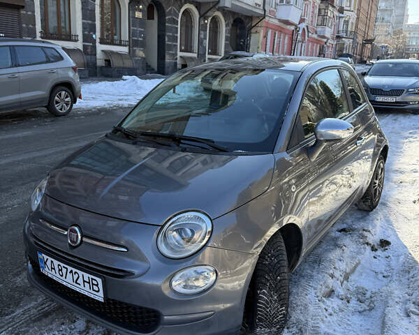 Серый Фиат 500, объемом двигателя 1.24 л и пробегом 137 тыс. км за 8400 $, фото 1 на Automoto.ua