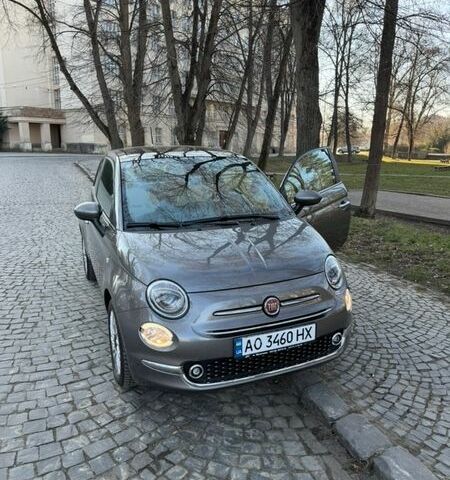 Серый Фиат 500, объемом двигателя 1.24 л и пробегом 20 тыс. км за 15299 $, фото 1 на Automoto.ua