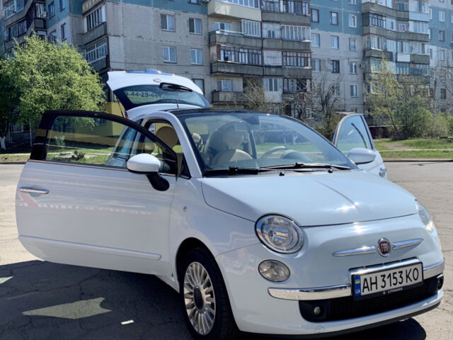 Синий Фиат 500, объемом двигателя 1.24 л и пробегом 89 тыс. км за 6700 $, фото 1 на Automoto.ua