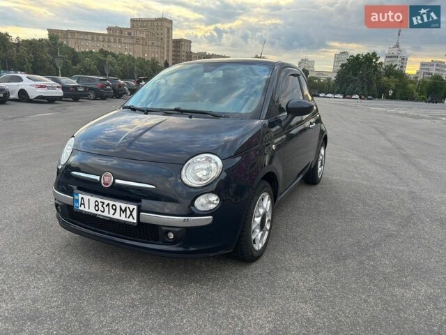 Синий Фиат 500, объемом двигателя 1.24 л и пробегом 163 тыс. км за 5700 $, фото 1 на Automoto.ua