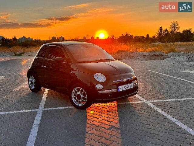 Синий Фиат 500, объемом двигателя 1.24 л и пробегом 165 тыс. км за 5950 $, фото 1 на Automoto.ua