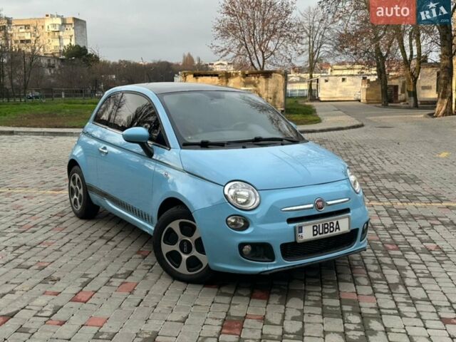 Синий Фиат 500, объемом двигателя 1.3 л и пробегом 285 тыс. км за 5000 $, фото 1 на Automoto.ua