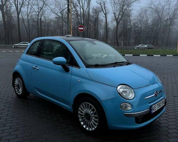 Синий Фиат 500, объемом двигателя 1.24 л и пробегом 188 тыс. км за 6300 $, фото 1 на Automoto.ua