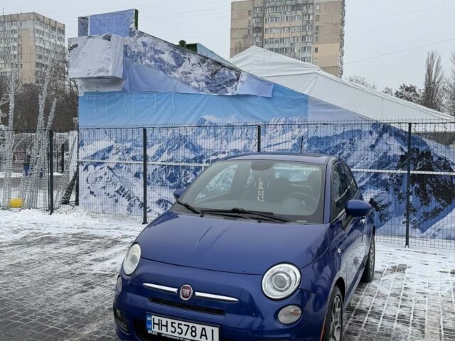 Синий Фиат 500, объемом двигателя 1.37 л и пробегом 169 тыс. км за 7500 $, фото 1 на Automoto.ua