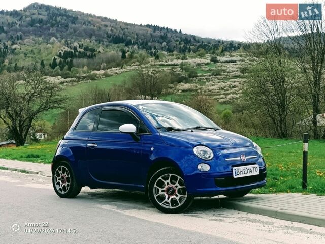 Синій Фіат 500, об'ємом двигуна 1.37 л та пробігом 176 тис. км за 7300 $, фото 1 на Automoto.ua