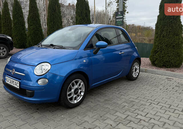 Синий Фиат 500, объемом двигателя 1.37 л и пробегом 124 тыс. км за 8500 $, фото 1 на Automoto.ua