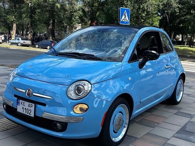 Синий Фиат 500, объемом двигателя 1.37 л и пробегом 55 тыс. км за 4500 $, фото 1 на Automoto.ua