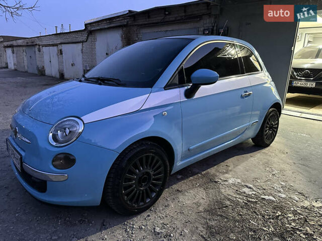 Синий Фиат 500, объемом двигателя 1.4 л и пробегом 145 тыс. км за 7700 $, фото 1 на Automoto.ua