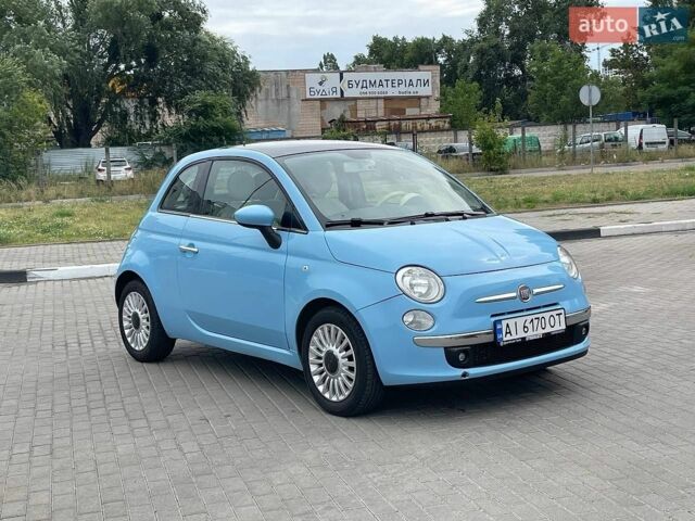 Синий Фиат 500, объемом двигателя 1.2 л и пробегом 140 тыс. км за 6499 $, фото 1 на Automoto.ua