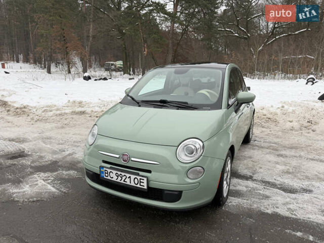 Зеленый Фиат 500, объемом двигателя 1.37 л и пробегом 179 тыс. км за 7300 $, фото 1 на Automoto.ua