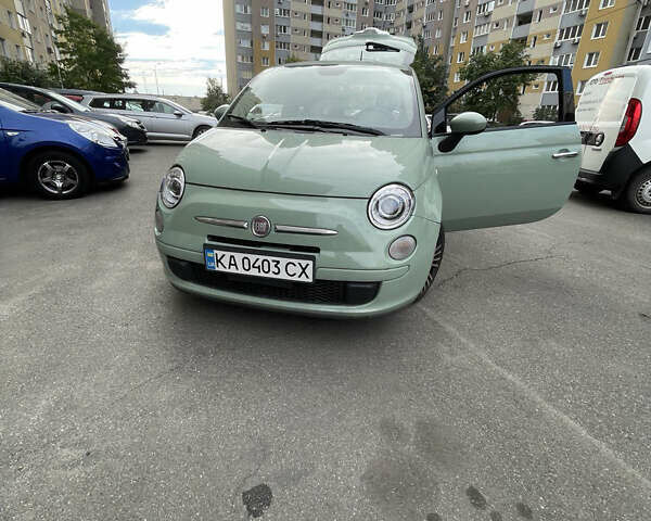 Зеленый Фиат 500, объемом двигателя 1.37 л и пробегом 192 тыс. км за 7500 $, фото 1 на Automoto.ua