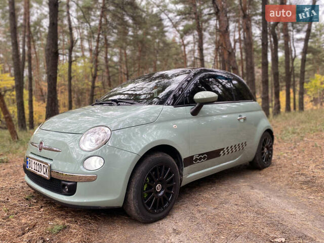 Зеленый Фиат 500, объемом двигателя 1.4 л и пробегом 95 тыс. км за 7000 $, фото 1 на Automoto.ua