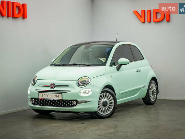 Зелений Фіат 500, об'ємом двигуна 1.2 л та пробігом 91 тис. км за 9868 $, фото 1 на Automoto.ua