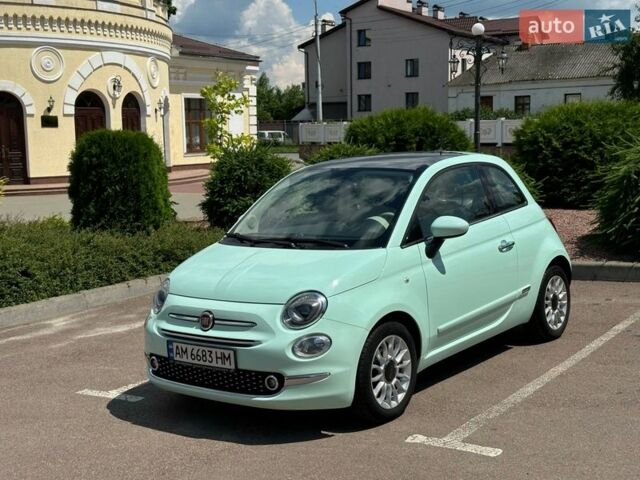 Зелений Фіат 500, об'ємом двигуна 1.24 л та пробігом 50 тис. км за 9300 $, фото 1 на Automoto.ua
