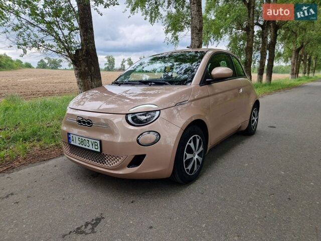 Бежевый Фиат 500e, объемом двигателя 0 л и пробегом 62 тыс. км за 13999 $, фото 1 на Automoto.ua