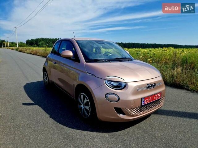 Бежевый Фиат 500e, объемом двигателя 0 л и пробегом 58 тыс. км за 13999 $, фото 1 на Automoto.ua