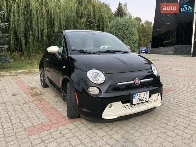 Черный Фиат 500e, объемом двигателя 0 л и пробегом 14 тыс. км за 9100 $, фото 1 на Automoto.ua