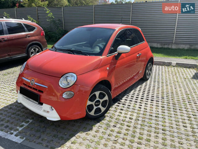 Красный Фиат 500e, объемом двигателя 0 л и пробегом 43 тыс. км за 7200 $, фото 1 на Automoto.ua