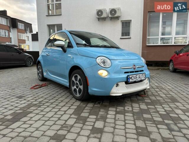 Синий Фиат 500e, объемом двигателя 0 л и пробегом 68 тыс. км за 7999 $, фото 1 на Automoto.ua