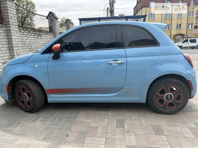 Синий Фиат 500e, объемом двигателя 0 л и пробегом 129 тыс. км за 8700 $, фото 1 на Automoto.ua