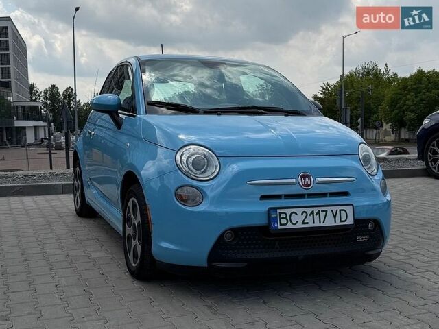 Синий Фиат 500e, объемом двигателя 0 л и пробегом 35 тыс. км за 8800 $, фото 1 на Automoto.ua