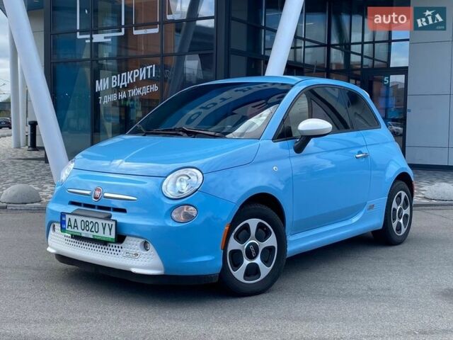 Синій Фіат 500e, об'ємом двигуна 0 л та пробігом 111 тис. км за 6990 $, фото 1 на Automoto.ua