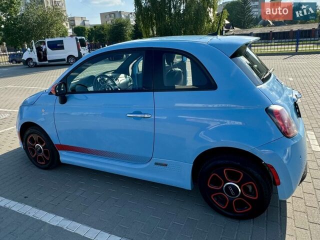 Синий Фиат 500e, объемом двигателя 0 л и пробегом 116 тыс. км за 11500 $, фото 1 на Automoto.ua