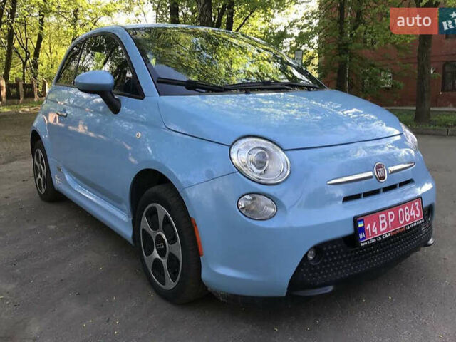 Синий Фиат 500e, объемом двигателя 0 л и пробегом 73 тыс. км за 12000 $, фото 1 на Automoto.ua