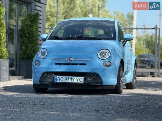 Синий Фиат 500e, объемом двигателя 0 л и пробегом 82 тыс. км за 7000 $, фото 1 на Automoto.ua