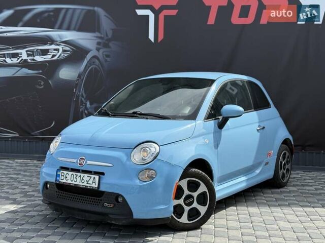 Синий Фиат 500e, объемом двигателя 0 л и пробегом 63 тыс. км за 8650 $, фото 1 на Automoto.ua