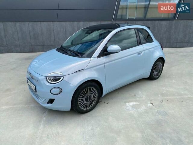 Синій Фіат 500e, об'ємом двигуна 0 л та пробігом 22 тис. км за 16500 $, фото 1 на Automoto.ua