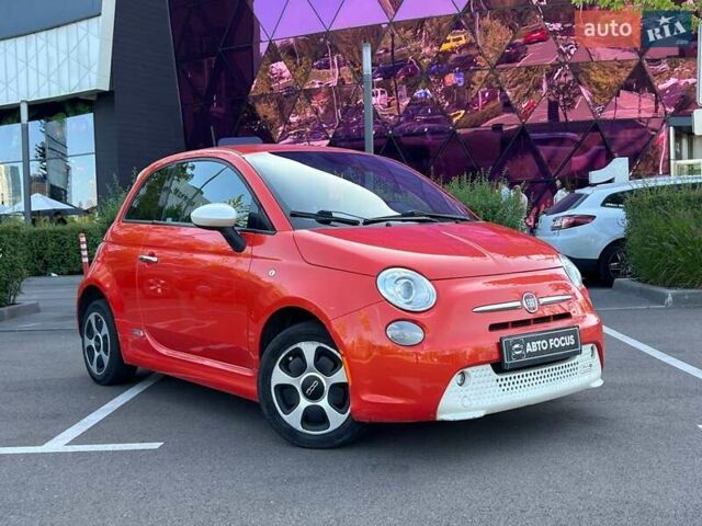 Оранжевый Фиат 500e, объемом двигателя 0 л и пробегом 123 тыс. км за 5690 $, фото 1 на Automoto.ua