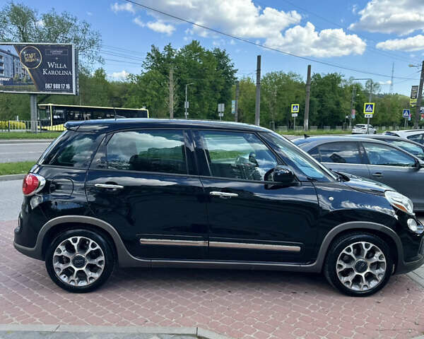 Черный Фиат 500L, объемом двигателя 1.37 л и пробегом 76 тыс. км за 8000 $, фото 1 на Automoto.ua