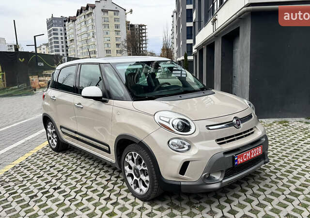 Коричневый Фиат 500L, объемом двигателя 1.4 л и пробегом 56 тыс. км за 11500 $, фото 1 на Automoto.ua