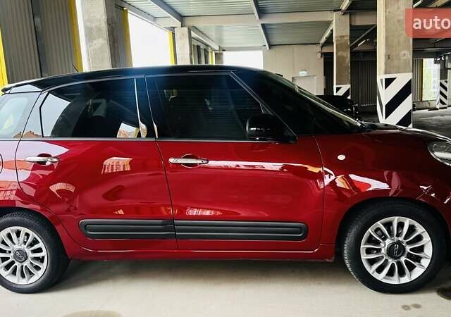 Красный Фиат 500L, объемом двигателя 1.2 л и пробегом 83 тыс. км за 9300 $, фото 1 на Automoto.ua