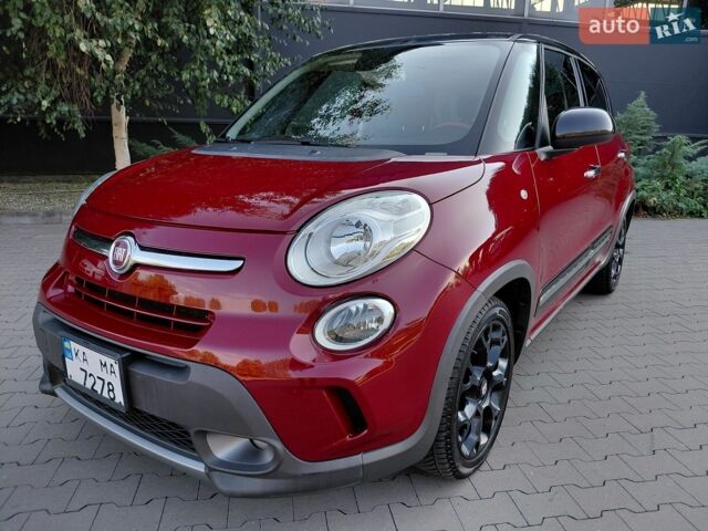 Червоний Фіат 500L, об'ємом двигуна 1.37 л та пробігом 126 тис. км за 9300 $, фото 1 на Automoto.ua