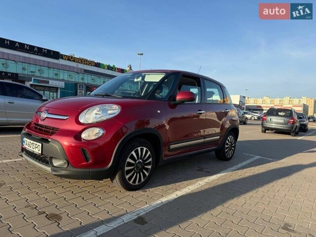 Красный Фиат 500L, объемом двигателя 1.25 л и пробегом 156 тыс. км за 9000 $, фото 1 на Automoto.ua